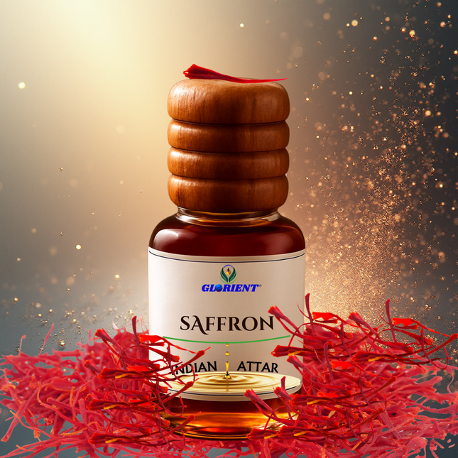 Saffron Attar (Crocus sativus)